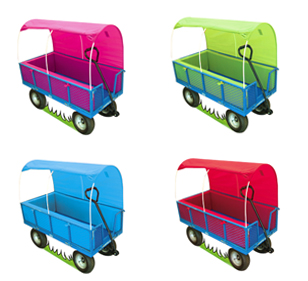 Mr Trolley four colours wagons
